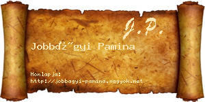 Jobbágyi Pamina névjegykártya